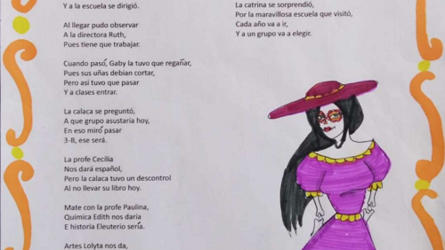 Alumnado sonorense derrochó talento y creatividad en Concurso de Calaveritas Literarias