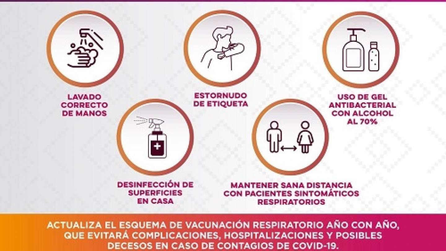 Recomiendan secretarías de Salud y de Educación y Cultura, mantener medidas de prevención de enfermedades respiratorias agudas