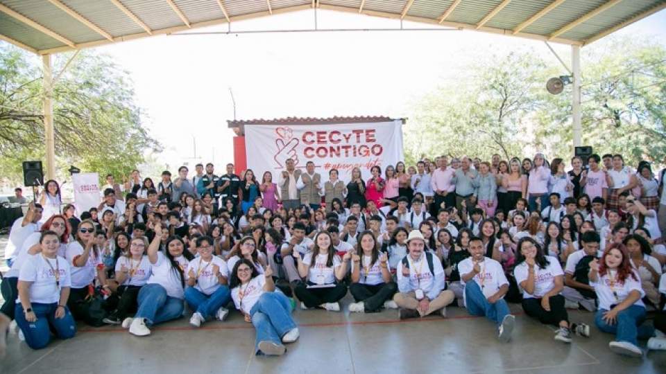 Autoridades educativas ponen en marcha Programa de Bienestar Socioemocional Cecyte ContiGo.