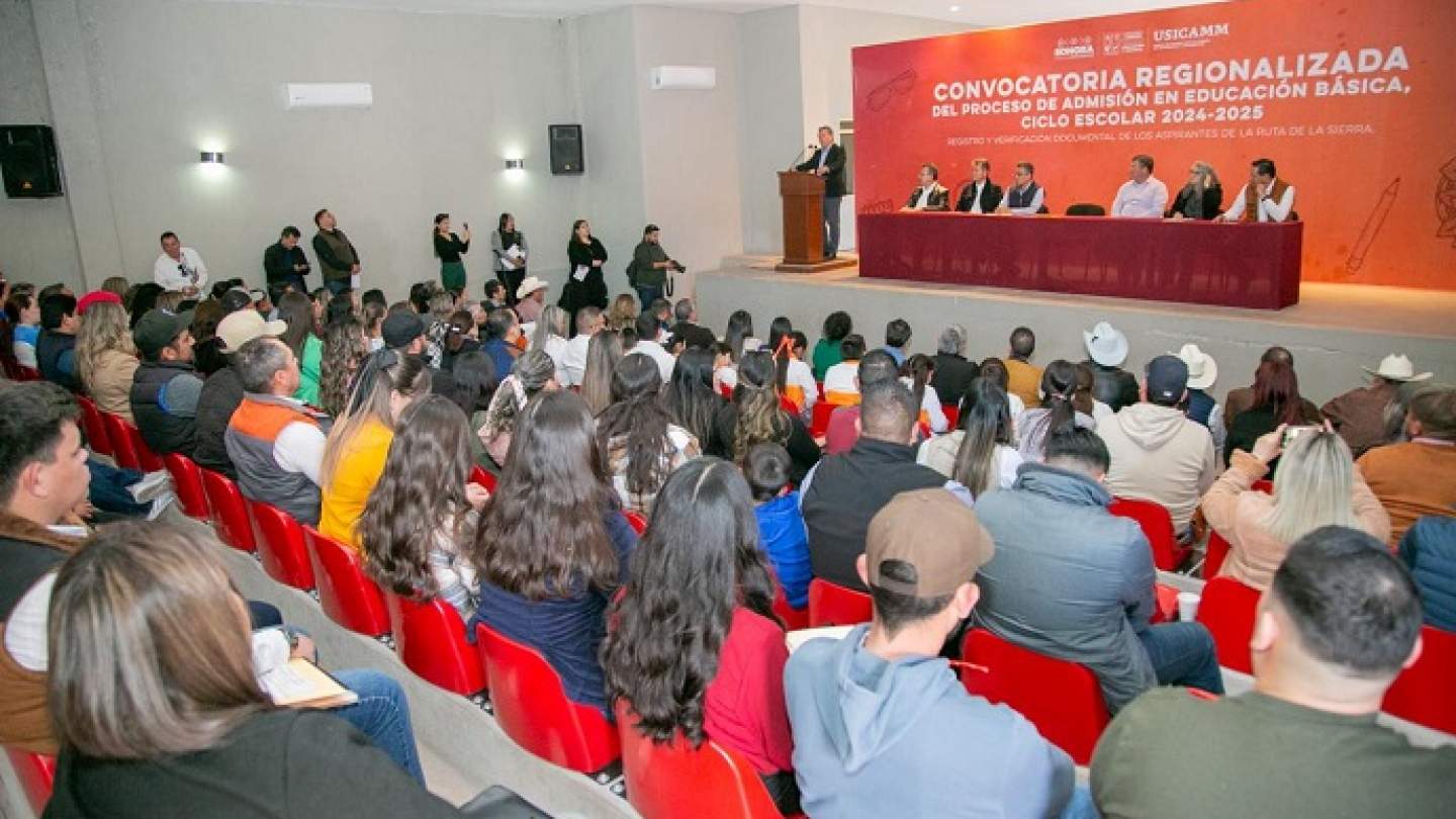 Sonora innova con la primera convocatoria regionalizada para el proceso de admisión en educación básica: SEP