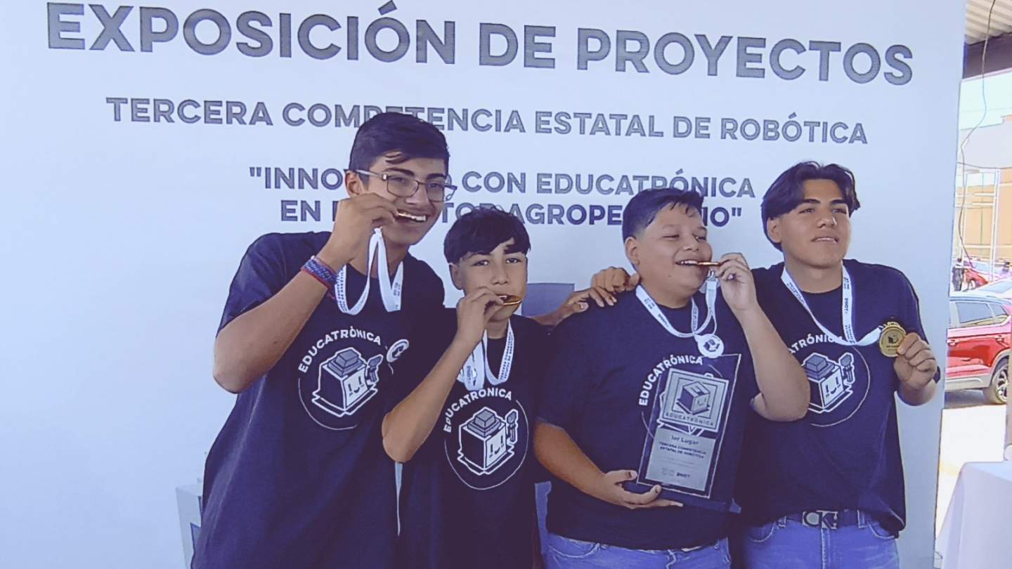 Reconoce SEC a ganadores de la tercera competencia estatal de robótica “Innovando con Educatrónica en el Sector Agropecuario”