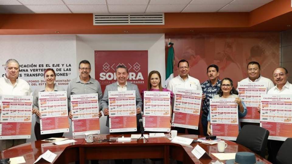 Presenta SEC Sonora calendario escolar para el ciclo 2024-2025