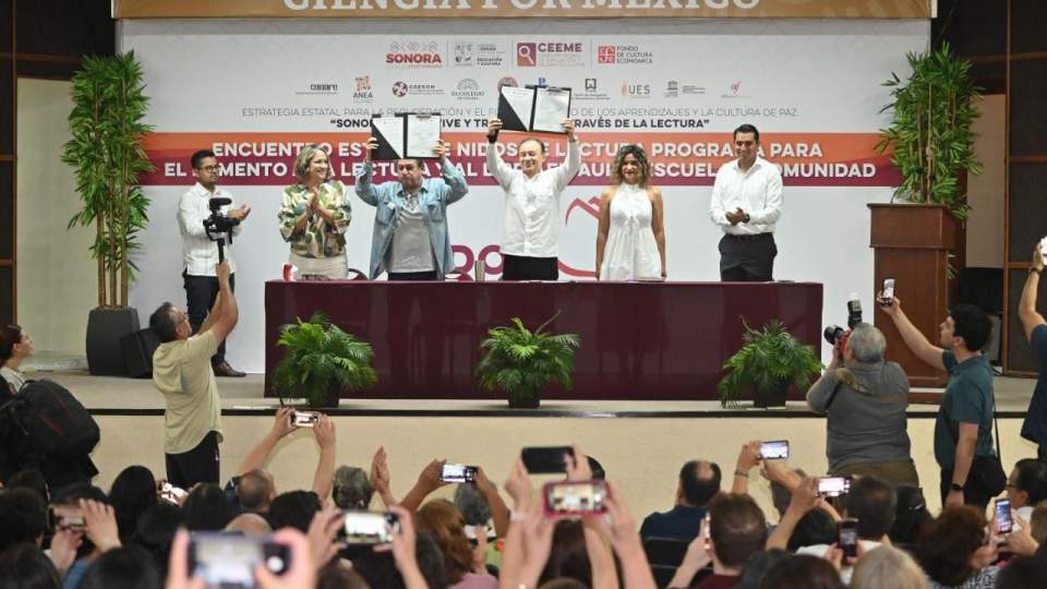 Inaugura Gobernador Durazo Encuentro Estatal de Nidos de Lectura