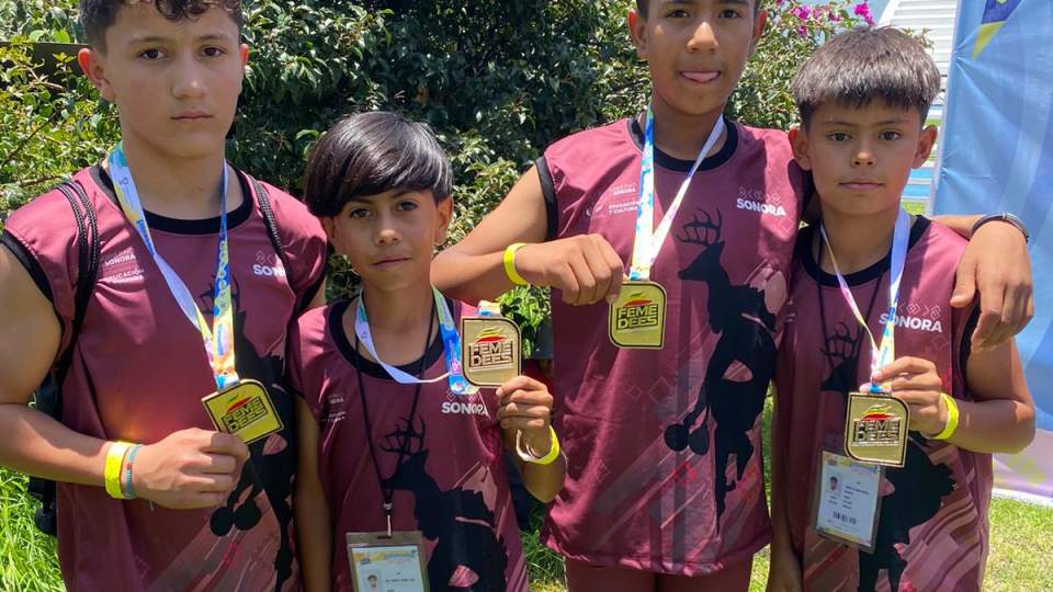 Ganan alumnos deportistas sonorenses medallas de oro y plata en Gimnasiada Nacional 2024