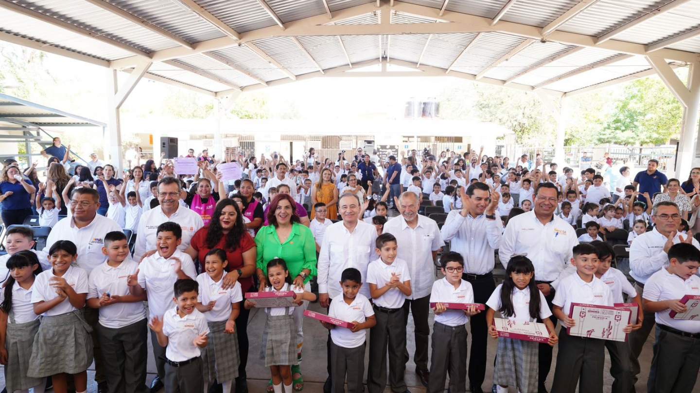 Gobernador Durazo da inicio exitoso del ciclo escolar 2024-2025 en Sonora