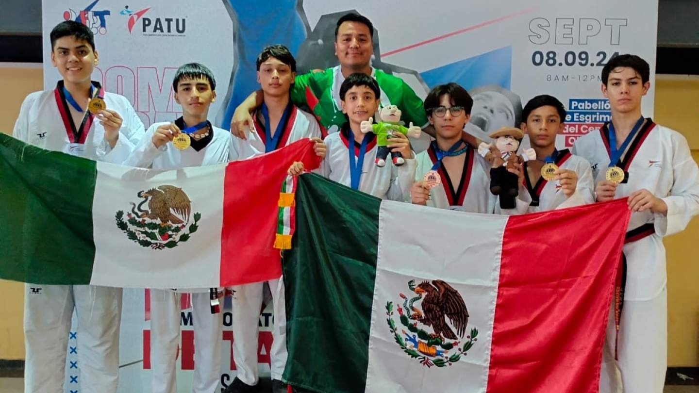 Triunfan alumnos sonorenses en Campeonato Internacional de Taekwondo Escolar 