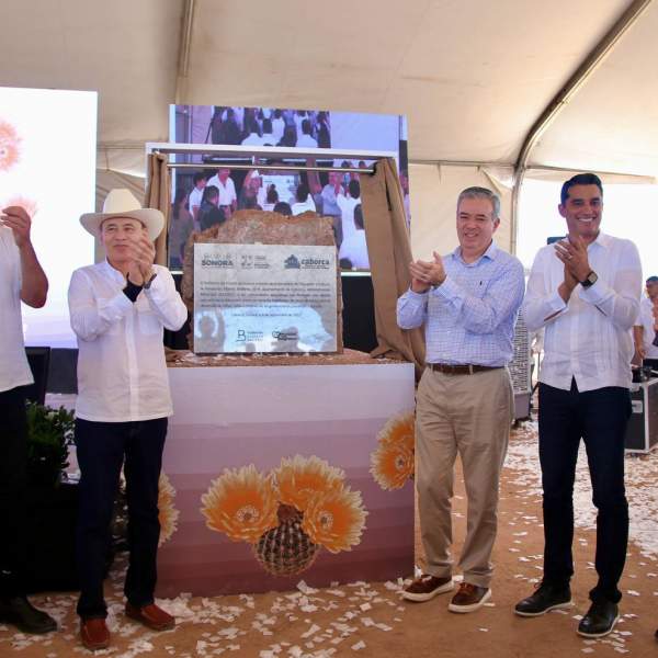 Gobernador Durazo consolida la transformación educativa en Caborca con arranque del proyecto de Hábitat Educativo