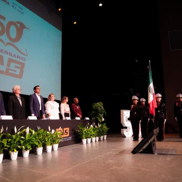 Conmemora Gobierno de Sonora 50 Aniversario de Cobach: SEC