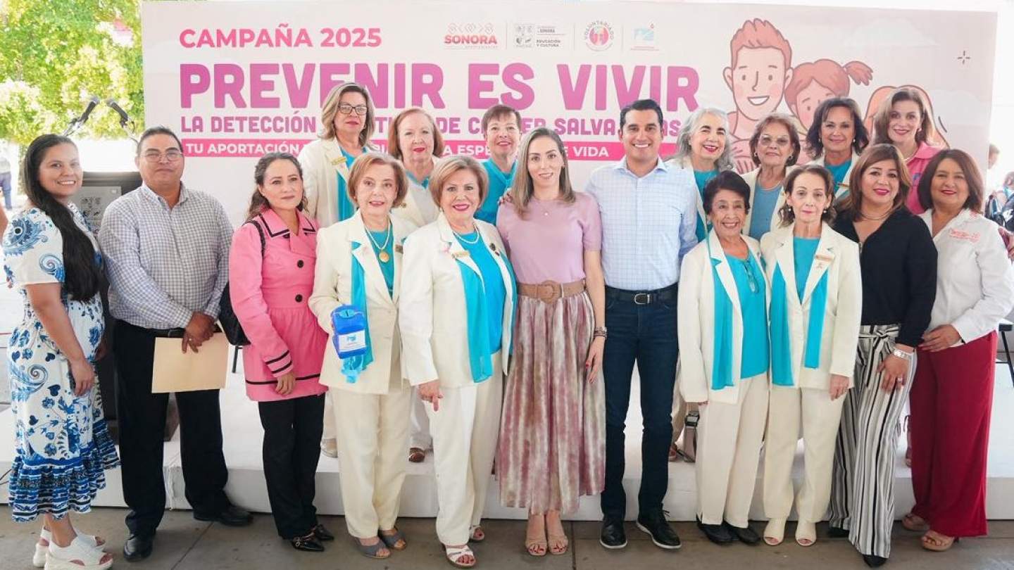 Apoya Gobierno de Sonora campaña “Prevenir es vivir” para la detección oportuna del cáncer: SEC