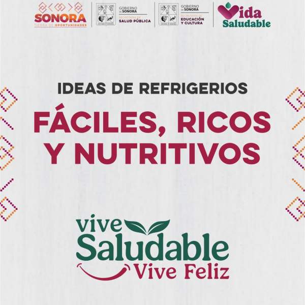 La Secretaría de Educación y Cultura invita a preparar refrigerios saludables para niñas y niños