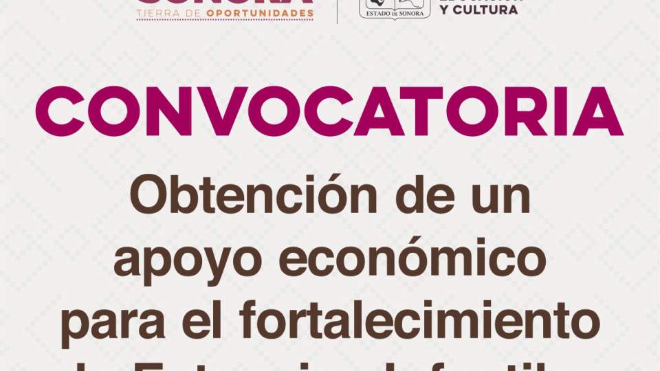 Convocatoria - Obtención de un apoyo económico para el fortalecimiento de Estancias Infantiles