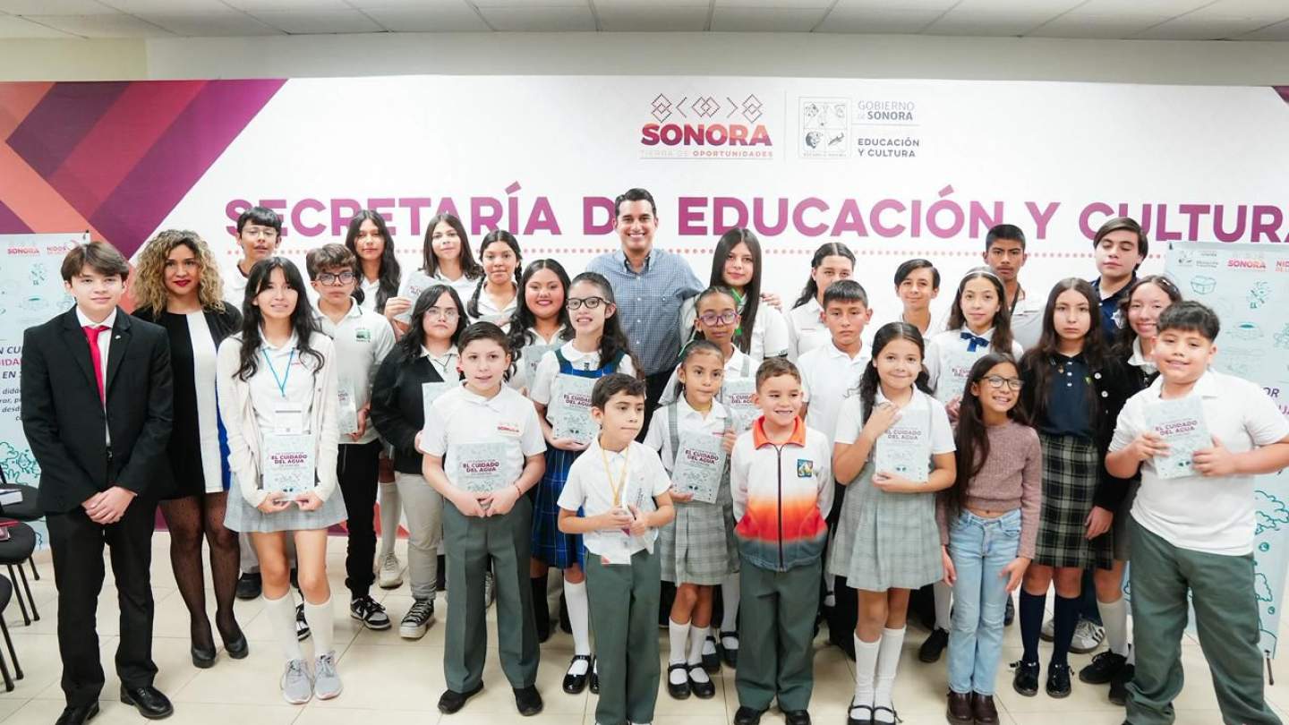 Premia SEC a ganadores del Tercer Concurso Estatal “Un Cuento por el Agua en Sonora” 2025