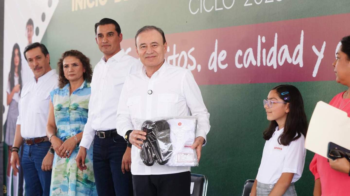 Durazo garantiza uniformes escolares a tiempo: amplía plazo de actualización de tallas