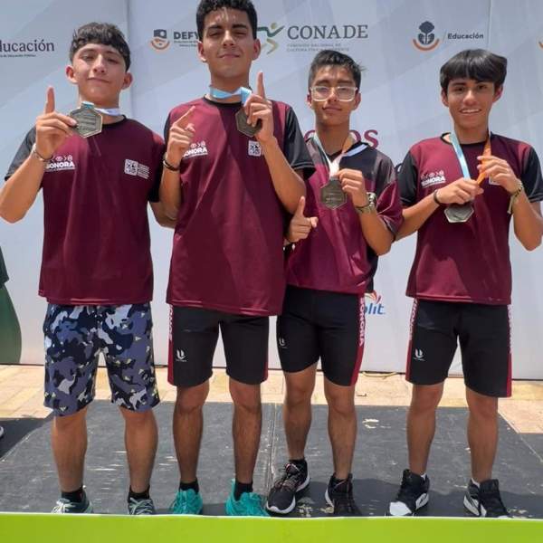 Destaca Sonora en el medallero nacional de los Juegos Deportivos Nacionales Escolares: SEC